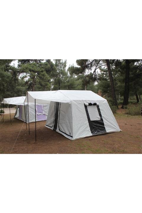 Uludağ Çadır Iki Odalı Akrilik Kamp Çadırı - Siyah