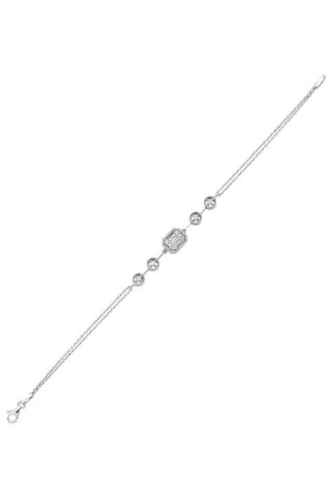 Koçak 0.69 Karat Baget Pırlanta Bileklik