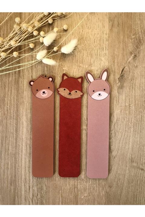 CESTOPİENO 3'lü Ahşap Kitap Ayracı Seti