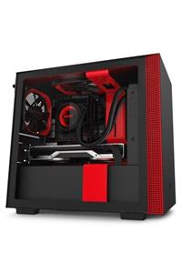 Naztech Nzxt Ca-h210ı-br H210i Mid Tower Black/red Chassis