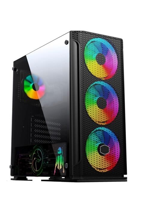 GAMETECH Galaxy Pro 600w 80 Plus Bronze 4x Rgb Fan Gaming Oyuncu Bilgisayar Kasası