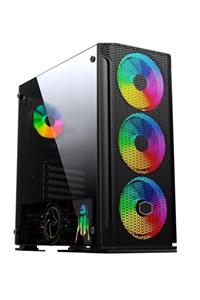 GAMETECH Galaxy Pro 600w 80 Plus Bronze 4x Rgb Fan Gaming Oyuncu Bilgisayar Kasası