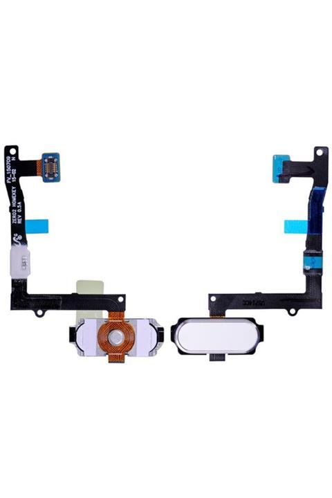 Ally Mobile Ally Samsung Galaxy S6 Edge Plus Uyumlu  G928f Için Touch Id Home Film Beyaz