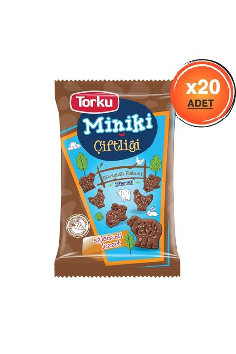 Torku Miniki Çikolatalı Bisküvi 40 gr X20