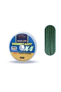 CAPTAIN Resistant Pe 4x Braid Line 100 Metre Yeşil Ip Misina