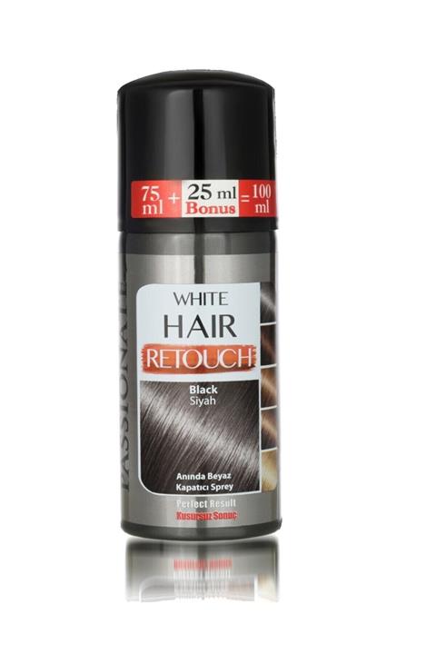 Passionate Passıonate Retouch Beyaz Kapatıcı Sprey 100ml Siyah
