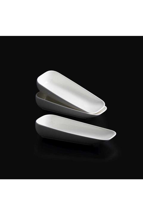 Şahane Pazar Acar Bianca Perla Up Down 6'lı Porselen Kayık Tabak Krm-010559 Fma04222