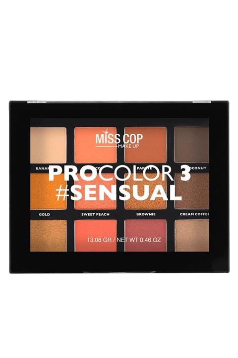 MISS COP Pro Color Far Paleti Sensual 3545234096032