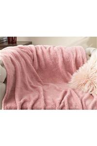 Mulberry Wellsoft Battaniye, Televizyon Battaniyesi,peluş, Polar Battaniye,çift Kişilik 220*230 Gül Kurusu