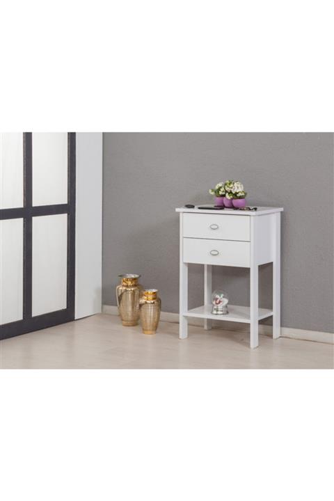 Rshobi&woodart 2 Çekmeceli Telefonluk ve Komodin