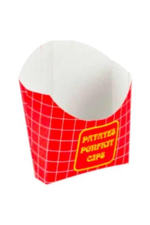 Sofora Karton Patates Cips Kutusu 100 Adet