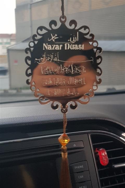 Olur o zaman Pleksi Araba Süsü Nazar Duası Dikiz Aynası Süsü