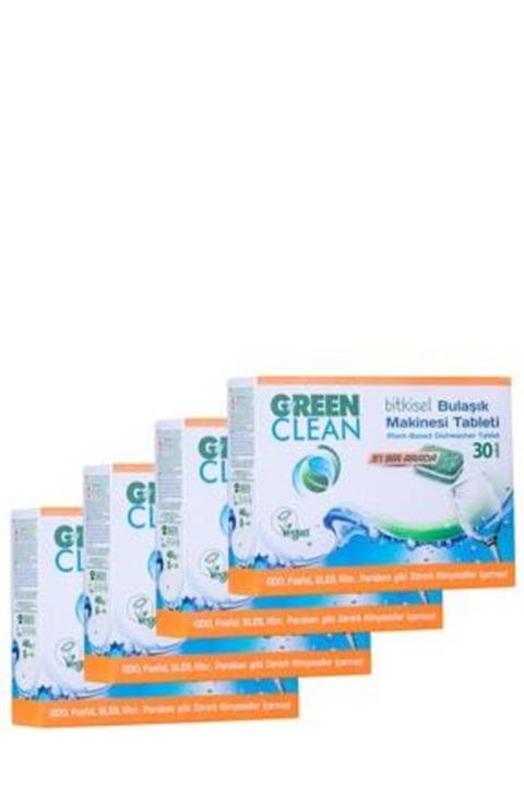 U Green Clean Green Clean Bitkisel Bulaşık Tableti 30+4 Adet