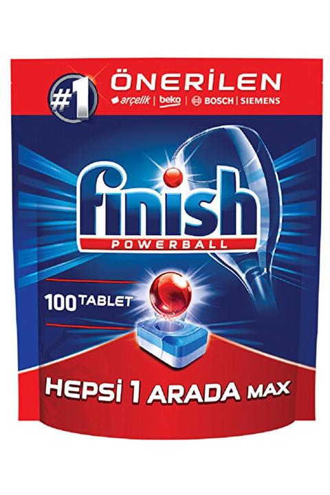 Finish Hepsi Bir Arada Max 100 Tablet Bulaşık Makinesi Deterjanı