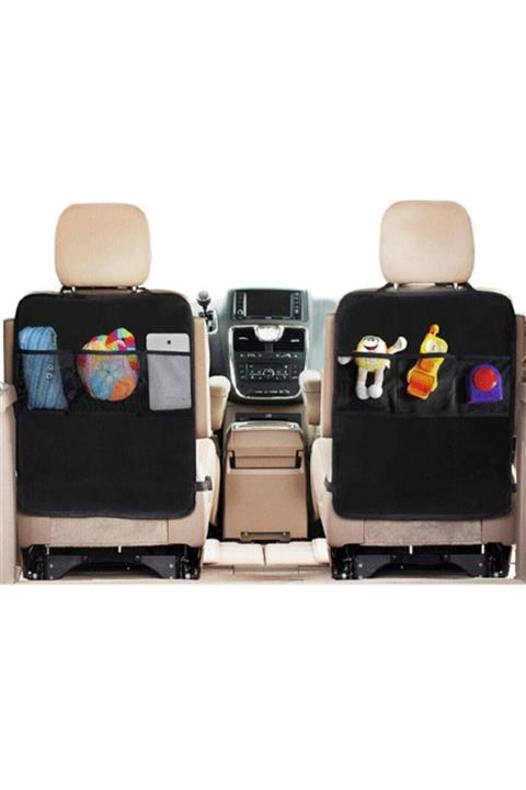 adisda Araba Koltuk Arkası Koruyucu Kılıf Fileli Cepli Organiz