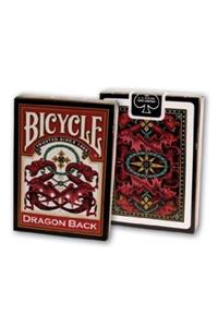 Bicycle Dragon Back Red Kırmızı Poker Iskambil Oyun Kartı Kağıdı Destesi Koleksiyonluk