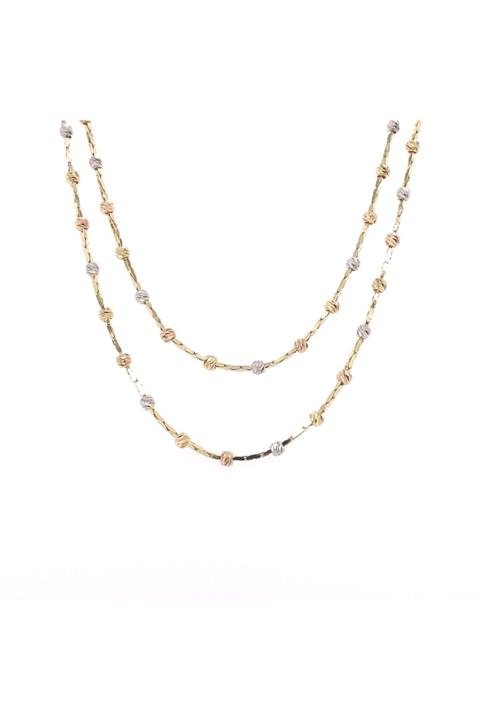 Zümrüt 14 Ayar Altın Dorikalı Kolye-z064729