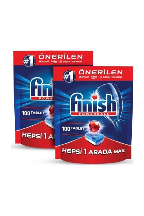 Finish Hepsi Bir Arada 100 Lü Tablet*2 Adet