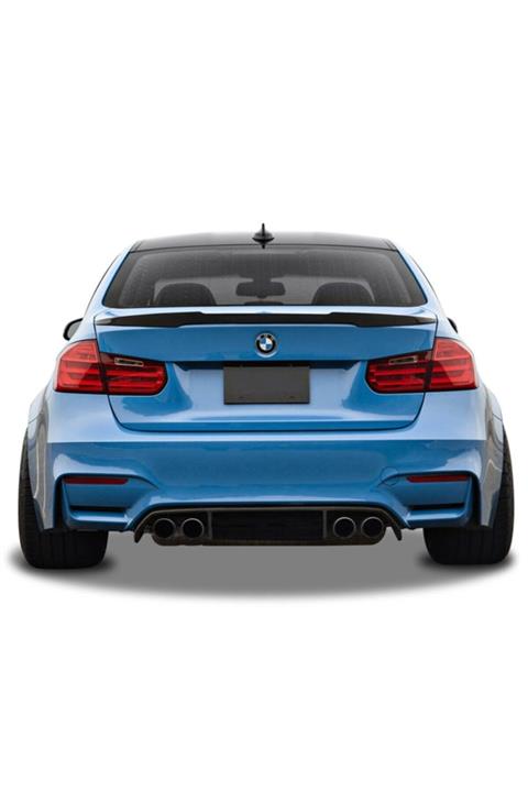 Universal Bmw F30 Spoiler Bagaj Üstü F80 M4 Yarasa Tip Parlak Siyah