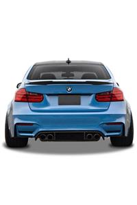 Universal Bmw F30 Spoiler Bagaj Üstü F80 M4 Yarasa Tip Parlak Siyah