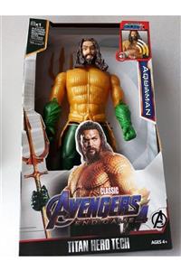 AVENGERS Aquaman Sesli Büyük Boy Oyuncak Figür 28cm Mızrak Jason Aquaman