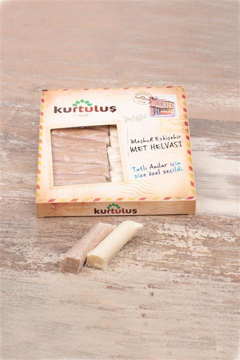 Kurtuluş Kuruyemiş Özel Kutu Met Helvası Kakaolu Ve Sade 400gr.