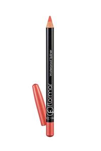 Flormar Waterproof Lipliner - Suya Dayanıklı Dudak Kalemi No:226 Peach Coral 1.14 g 8690604111268