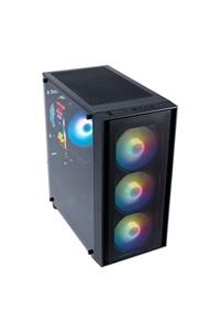 TURBOX Bosphorus 3401 4x Rainbow Fan USB 3.0 400W ATX Mesh Panel Gaming Bilgisayar Kasası