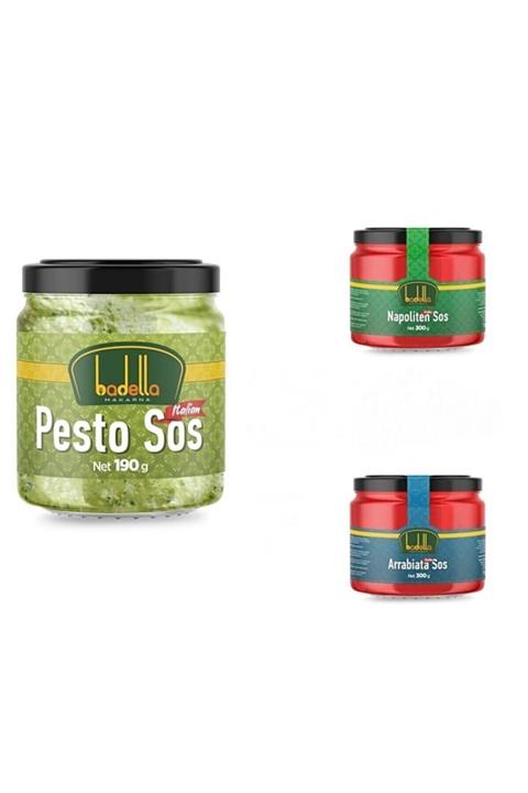 Badella Makarna Pesto,napolitan,arrabbiata Sos