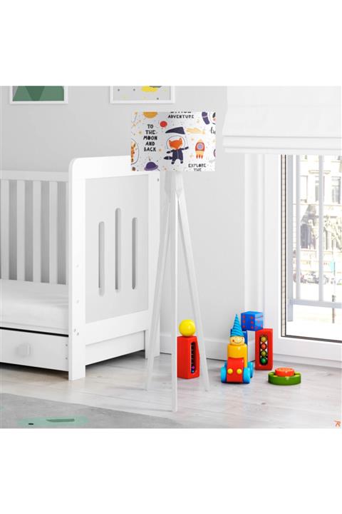 Beshick Sevimli Astranotlar Çocuk Odası Lambader