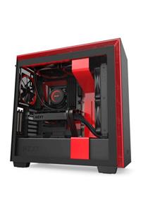 Nzxt H710i Temperli Cam E-atx Midtower Siyah Kırmızı Kasa Psu Yok