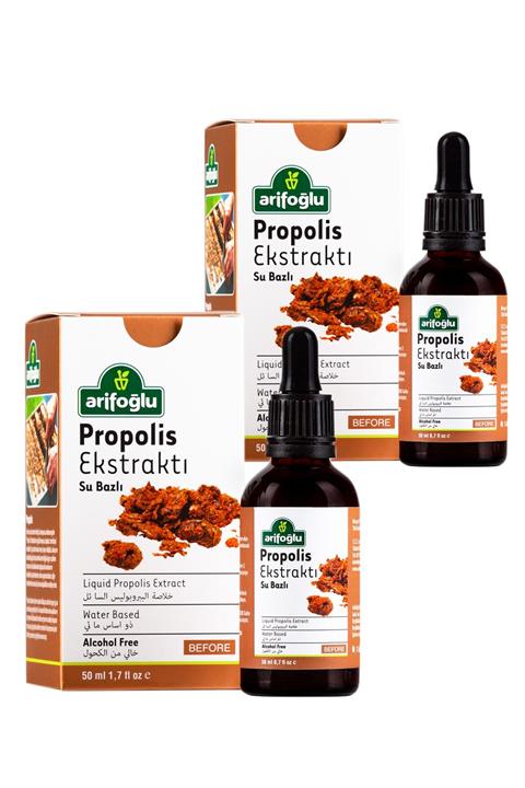 Arifoğlu Propolis Ekstraktı 50 + 50 ml Su Bazlı 2li Paket