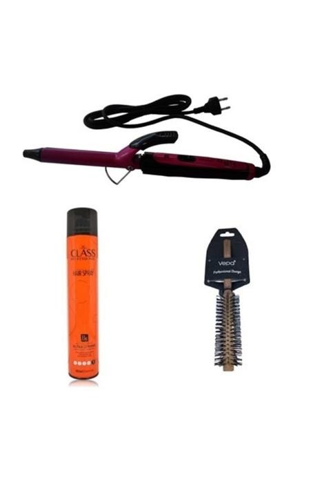 Della Saç Maşası+saç Spreyi+fön Tarağı