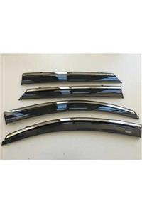 Niken Ford Focus Uyumlu  3 Kromlu Cam Rüzgarlığı Krom Rüzgarlık 2012 -2018
