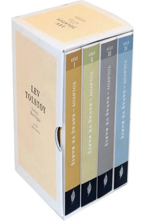 Yordam Kitap Savaş Ve Barış (4 Cilt Takım) - Lev Nikolayeviç Tolstoy 9786051721743
