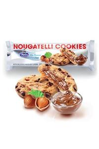 Pumice World Nougatelli Cookies Bitter Çikolatalı, Fındık Kremalı Kurabiye