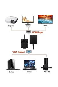 MAXGO Vga To Hdmi Kablo Dönüştürücü Görüntü Ve Ses Çevirici Hdmı Bst-2067p