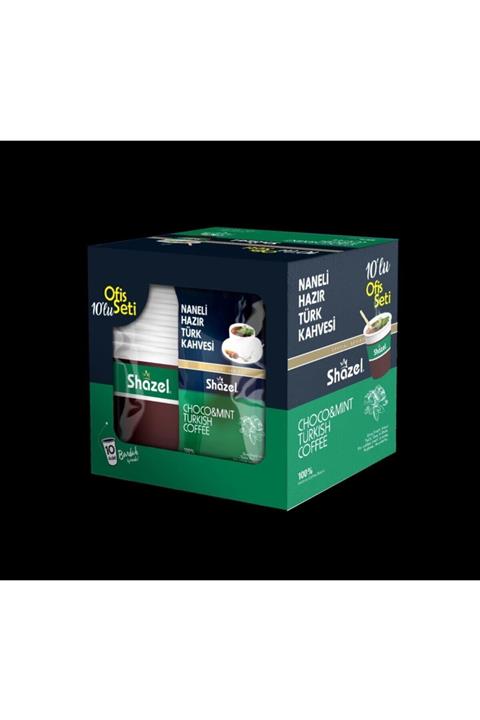 Shazel Naneli Hazır Türk Kahvesi Ofis Seti