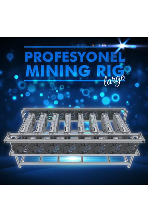 senoben Profesyonel Mining Rig Large Fansız