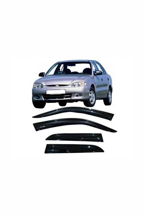 Carda Hyundai Accent 1999 Model Cam Rüzgarlığı Parlak Siyah Esnek Kaliteli Aracınıza Şık Görünüm Kazandrır
