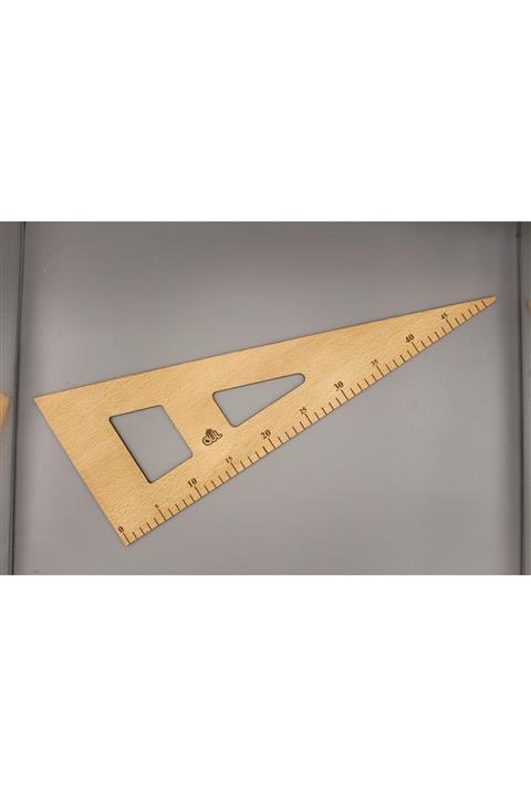 HaserEticaret Ahşap Riga Cetveli Gönye