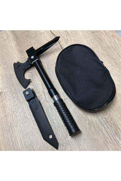 Axe Tools Çok Fonksiyonlu Katlanabilen Kaliteli Paslanmaz Çelik Bıçak Testere Çapa Balta Çekiç Seti