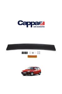 Cappafe Fiat Tipo Ön Kaput Koruyucu Rüzgarlık 4mm Akrilik (Abs) Piano Black 1988-2000