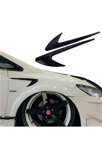 MİNİCİM Honda Civic Fb7 Dış Çıta Vent Izgara Çamurluk Venti Sağ Sol (pianoblack)