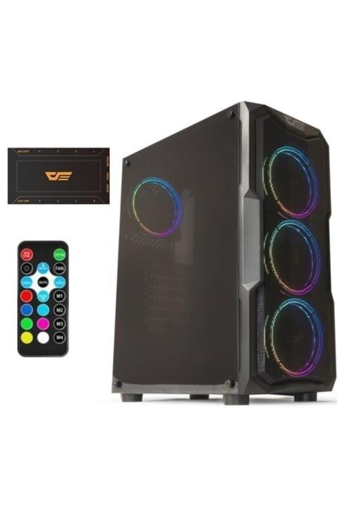 Dark Flash Darkflash Aquarius-mesh Rgb Mid Tower Kasa Psu Yok