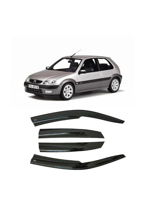 Araba Alışveriş Citroen Oto Aksesuar Saxo 1996+ Sportif 4'lü Cam Rüzgarlık Seti