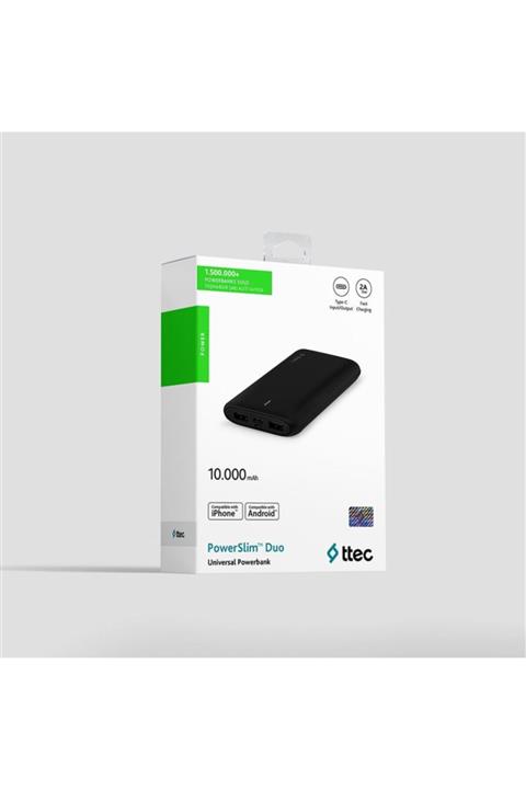 Ttec Powerslim Duo 10.000mah Taşınabilir Şarj Aleti / Powerbank