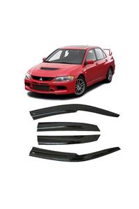 Araba Alışveriş Mitsubishi Aksesuar Lancer 2003-07 Sportif 4'lü Cam Rüzgarlık Seti