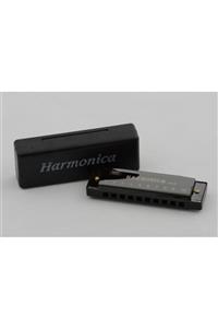 Hormiga 10 Delikli Harmonica Metal Üflemeli Mızıka Müzik Aleti