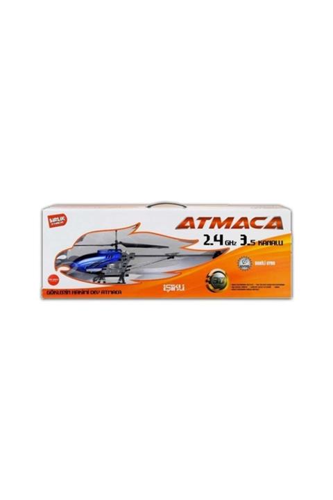 Oyuncakmatik Uzaktan Kumandalı Atmaca Helikopter 3,5 Kanal Mavi